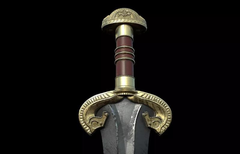 Eowyn Rohan Sword lord of the rings 3D DIGITAL DOWNLOAD FILE