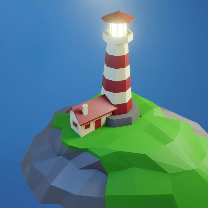 Lighthouse  island