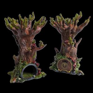 Druid Home and Fairy Tree House - fantasy tabletop terrain