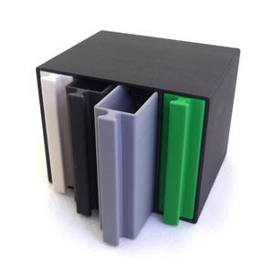 Modular storage box with sliding drawers