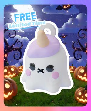 Little Ghost Keychain: Unicorn(Single Color)