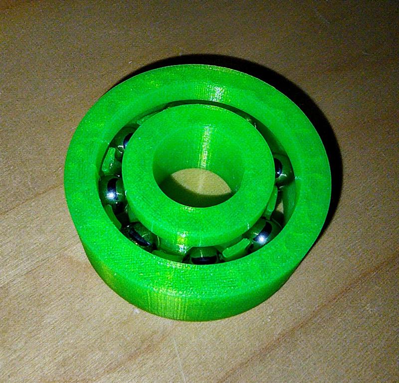 Conrad-style ball bearing