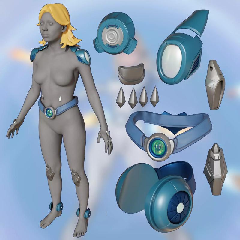 Susan Storm Invisible Woman Marvel Rivals cosplay Accessories