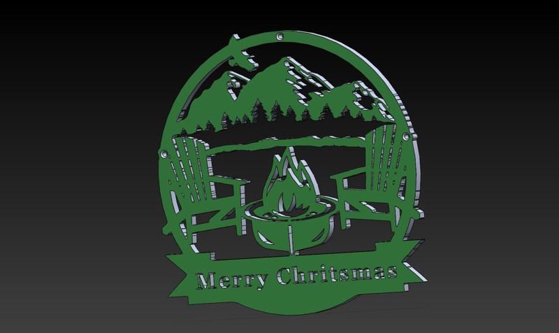 Merry Chritsmas Ornament