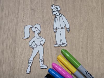 Futurama Coloring Craft Pack