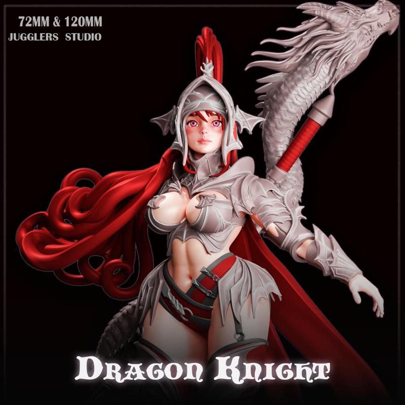 ZYRRIS Dragon Knight- 3D Printable STL | 72mm & 120mm | Pose & Pin-Up