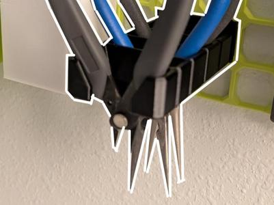 Opengrid - wire cutter/plier holder