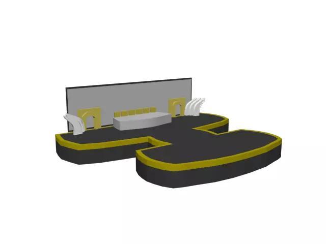 Concert Stage 3d Model
