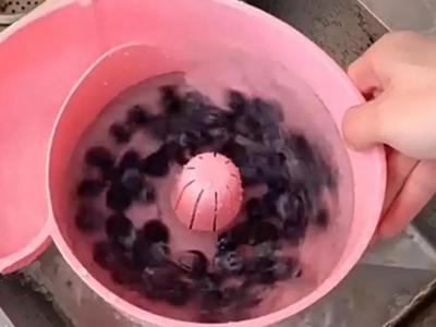 Rotating Colander Rinse & Drain Fruits in Seconds!