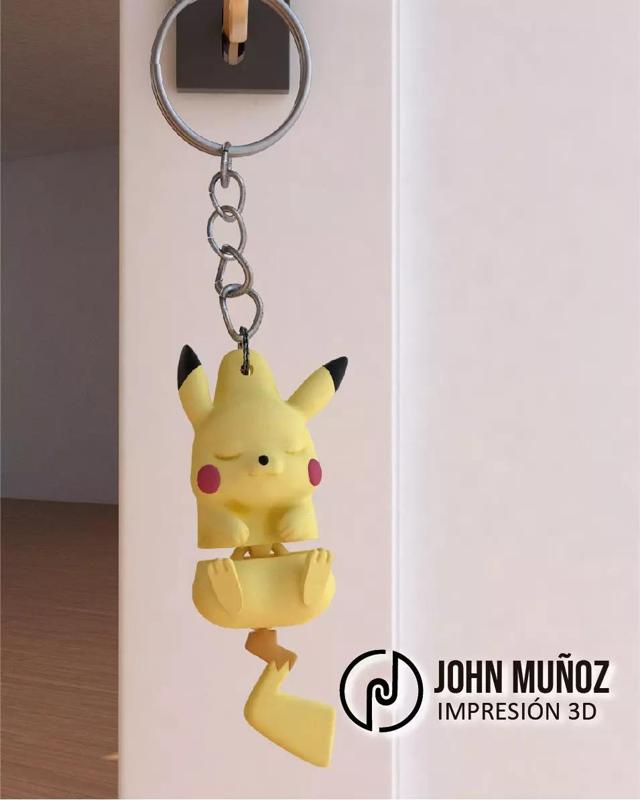 Baby Pikachu Pokemon - Articulated keychain