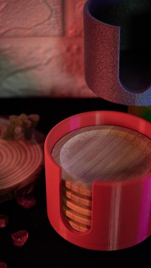 Decorative and practical storage of Ikea Coasters