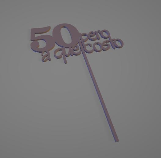 Topper 50th birthday but at what cost