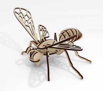 Avispa - rompecabezas 3D puzzle