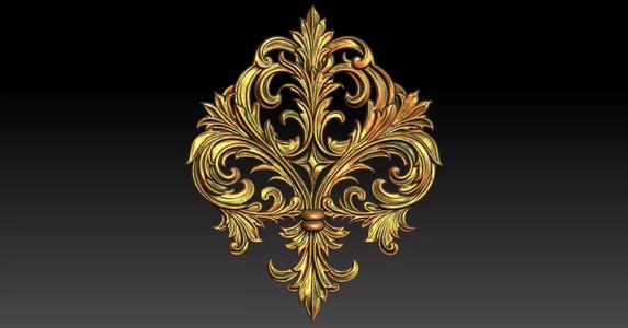 1 ace of spades pattern CNC Relief Model