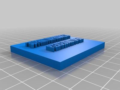 Printing in progress sign