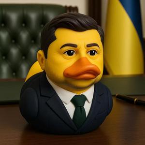 Rubber Duck - Volodymyr Zelensky model - 3D print
