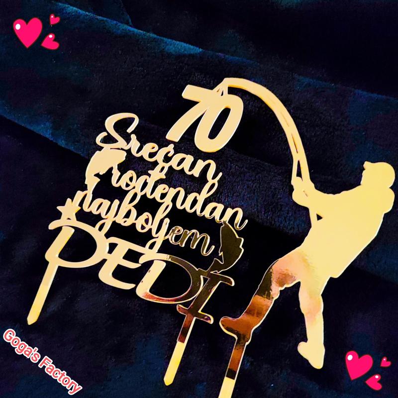 DEDA RIBAR CAKE TOPPER