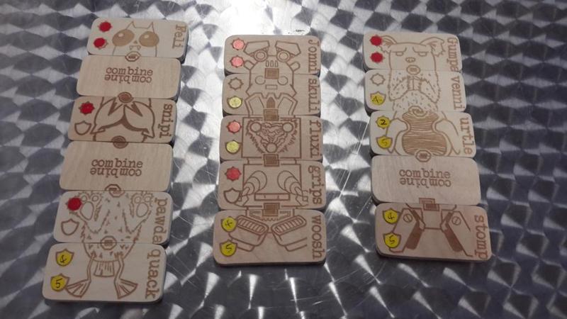 Greebles! Dueling monster battle tiles!