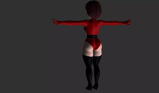 Mrs incredible marvel - Elastigirl 3D print model