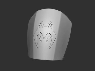 Mandalorian Canine Shoulder Armor 3d digital download