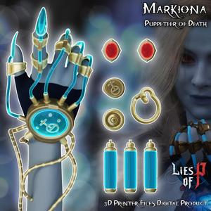 Markiona Gauntlet and Accessories from Lies of P Overture