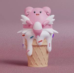 Pokemon - Ice Cream Blissey