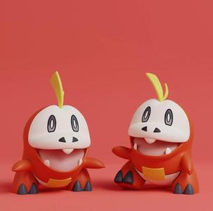 Pokemon - Fuecoco  with 2 poses