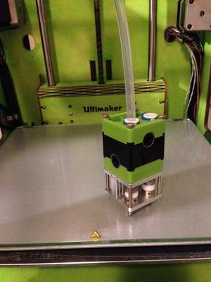 UM2 printhead for UMO+, top and bottom part