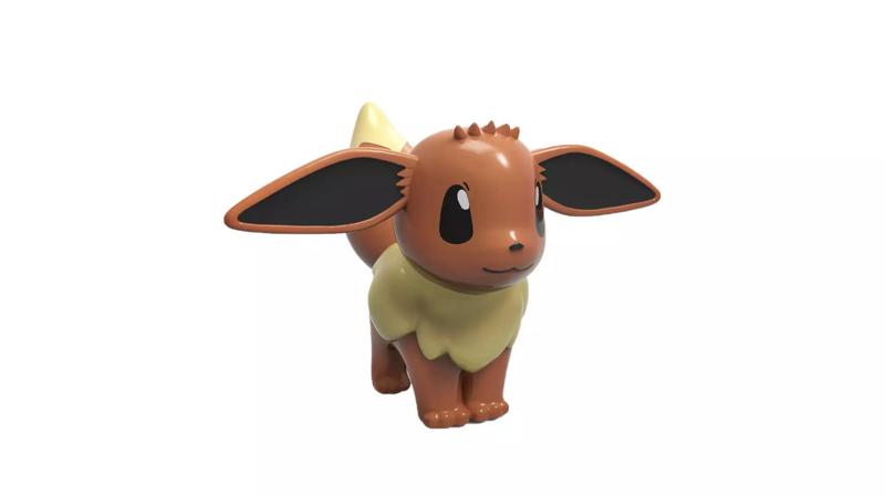 eevee pokemon figurine with ears