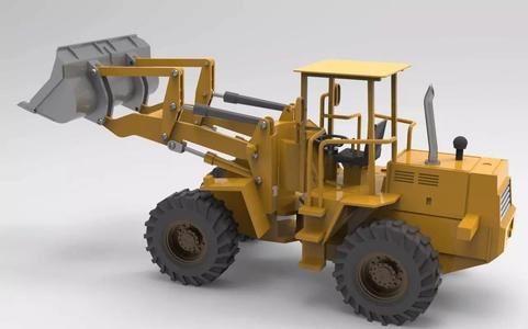 CAT Backhoe Loader 924 PRINTABLE VEHICLE