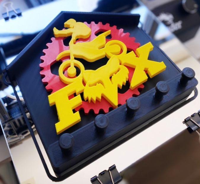 Motocross Keychain