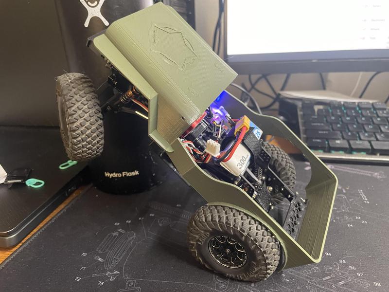 SCX 24 Willys Flat Fender