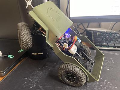 SCX 24 Willys Flat Fender