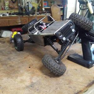 HCF R/C RockCrawler front grille/bumper - Jeep Style