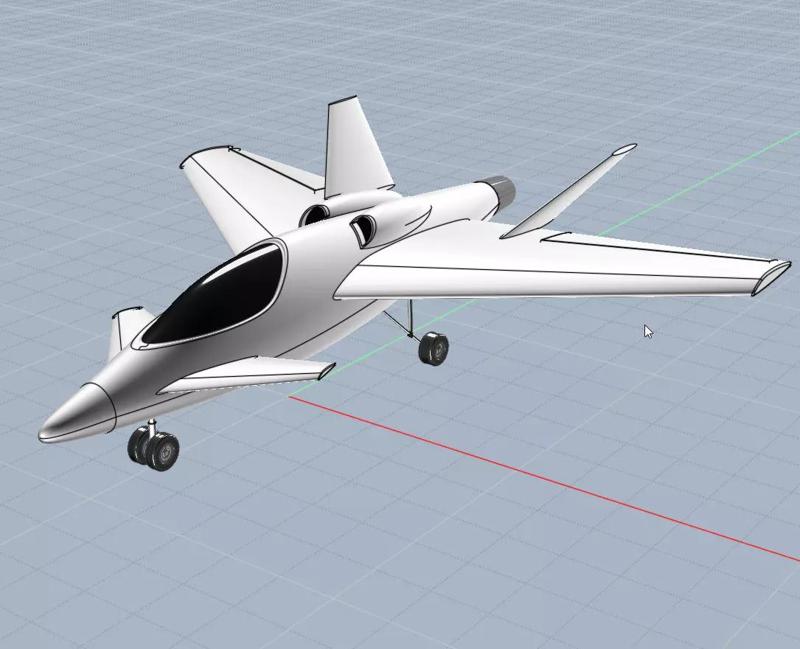Aircraft 3dprintable concept