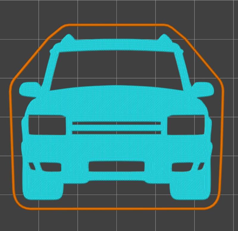 Land Rover Discovery 2 L318 SE 7 1998-2002 key silhouette