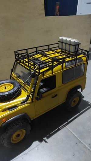 ROOF RACK, FRONT BARS AND LADDER LAND ROVER D90 RC 1/10 CAMEL