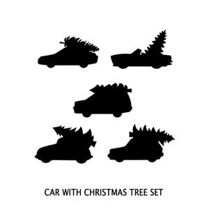 Car With Tree Set