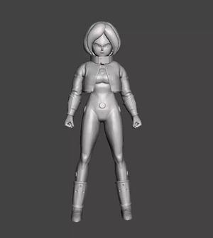 Kamin Dragon Ball Heroes 3D Model