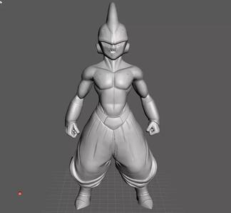 Kid Buu 3D Model