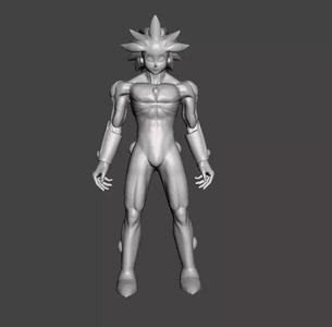 Kamioren 3D Model dragon ball character