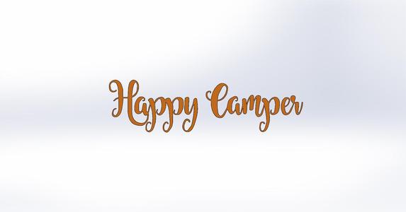 Happy Camper printable decal