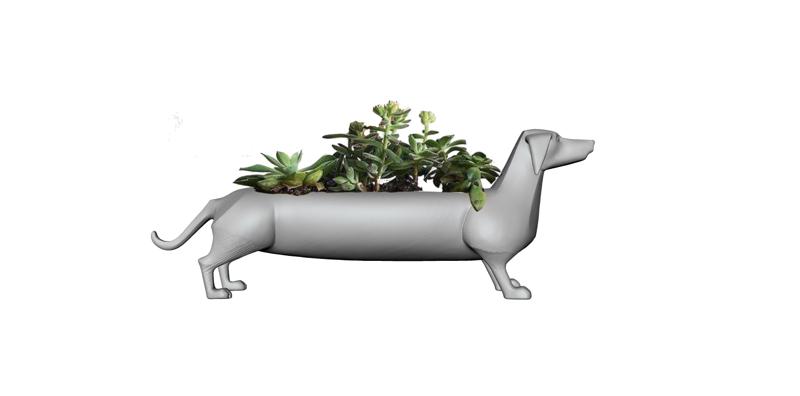 Dutch-hound-vase