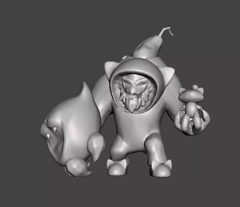 Meowkai Maokai 3D Model