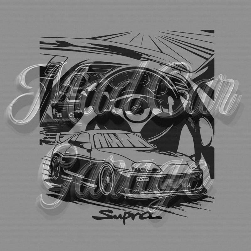 Toyota Supra Comics Front