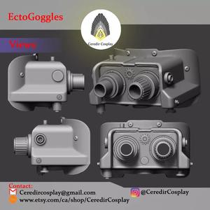 Ghostbuster Ecto Goggles 3d digital download