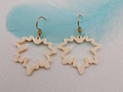 Tree leaf earring