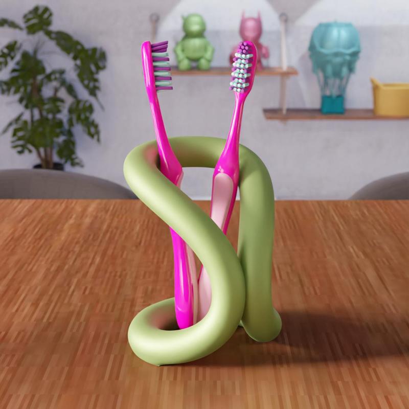 3D Toothbrush Holder STL File – 311