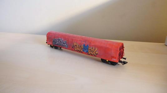 Pre supported H0 1-87 scale Rins 655 freight car