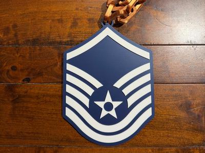 USAF MSgt Stripes for an Oversized Necklace 